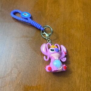 Charming Purple and Pink Keychain Holder